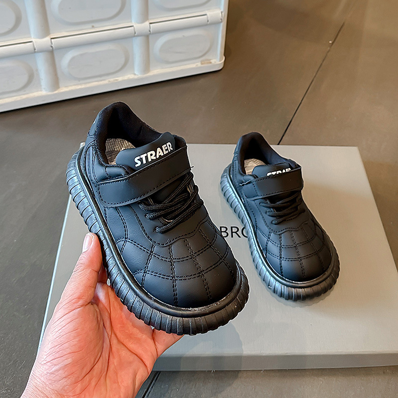 Pantofi casual pentru copii, primăvară și toamnă, pantofi sport pentru fete, la modă nouă, tălpi moi, toate se potrivesc cu pantofii respirabili în stil britanic_voghion.com