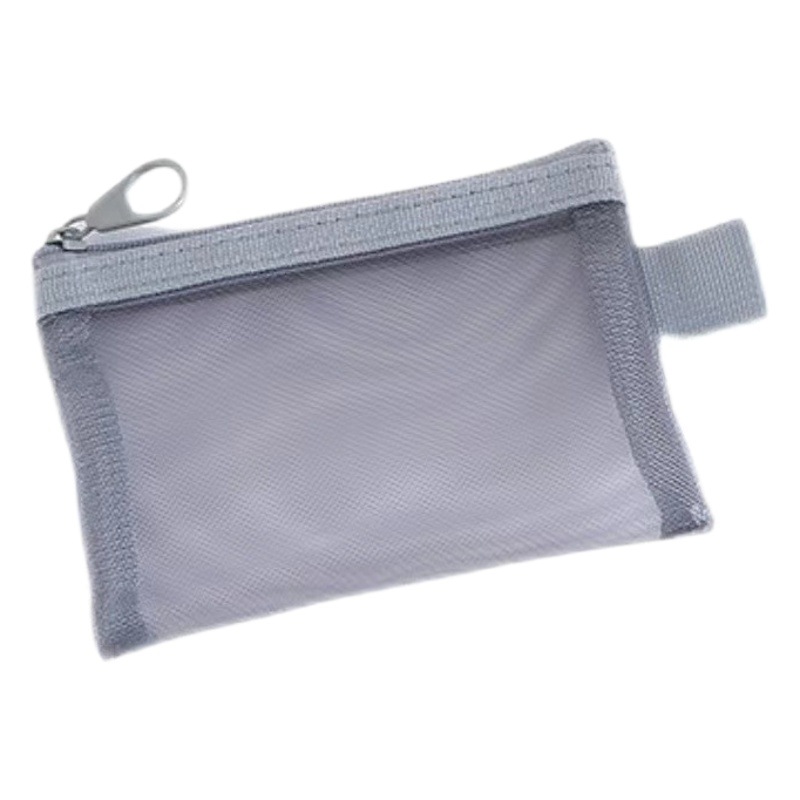 High-Yan Portable Cosmetic Bag Storage Travel Niche Exquisite Wash Bag Japanese Lipstick Transparent Storage Bag Mesh Bag