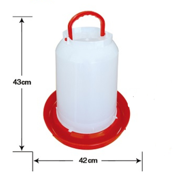 inyección de aire para la cría de pollos beber de agua para el equipo de cría de aves de corral para el suministro automático de agua para la cría de pollos de corral, cubo de agua para el tanque de plástico