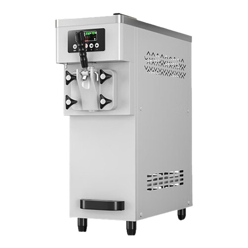 Máquina de helado Mengshi Máquina de helado comercial Máquina de helado vertical automática Máquina de helado de cono de tienda de té con leche Suave image 6