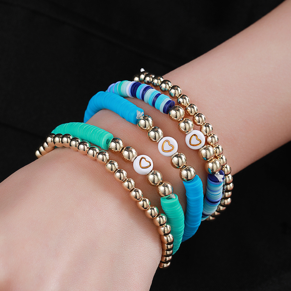 Bohemian Geometric Soft Clay Beaded Women's Bracelets display picture 4