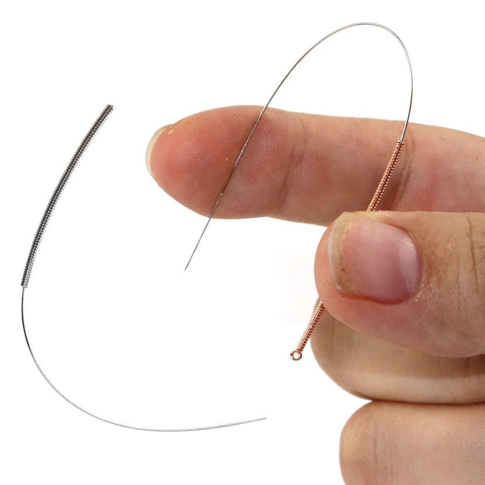 Boquilla aguja de limpieza boquilla de la impresora 3D kit de herramientas de limpieza boquilla de limpieza de perforación de acero inoxidable con pinzas