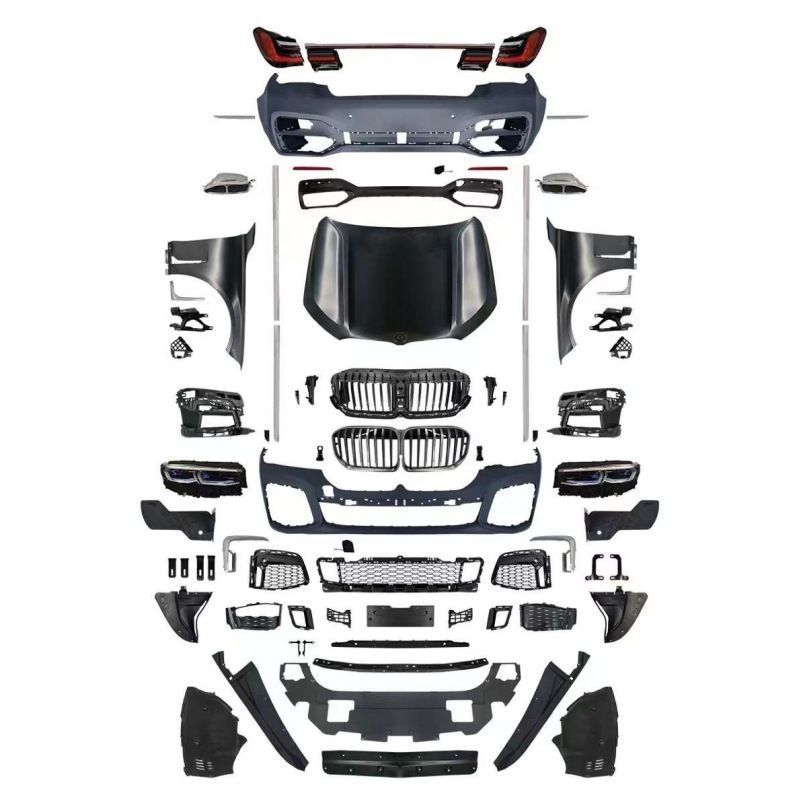 Suitable for BMW 7 Series F02, upgraded from the old model to the new 09-15 model, modification without cutting, G12 sports body kit