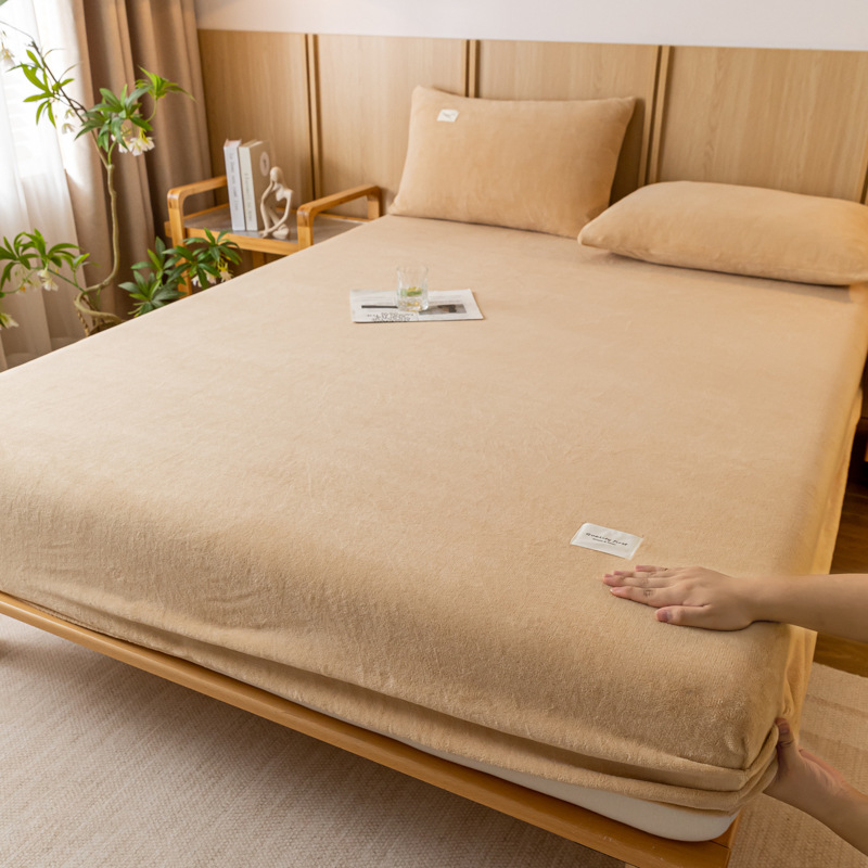 2024 nueva sábana de terciopelo de leche simple de color sólido