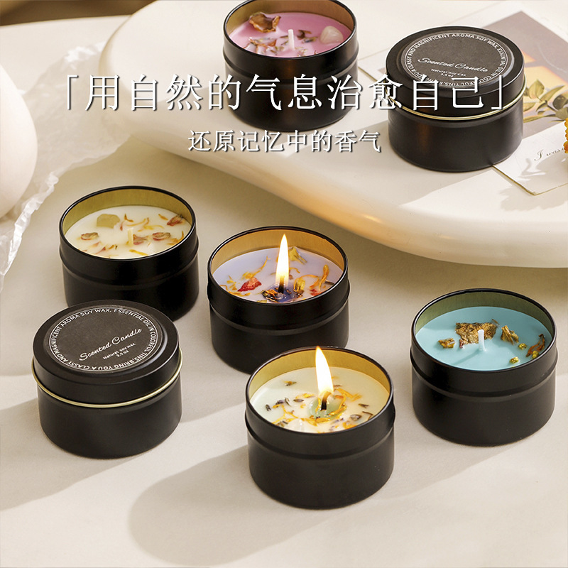 大豆ワックスの香りのキャンドルカップ家庭用屋内アロマセラピークリエイティブニッチギフトコルクグリーンカップアロマセラピーキャンドル装飾品|undefined