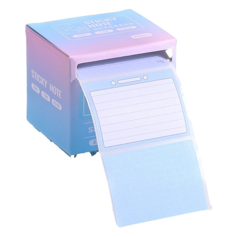 Kaba Bear 2217 pull-out nota pegajosa nota pregunta equivocada Oficina nota papel pegajoso desgarrable corrección n-Time Sticker