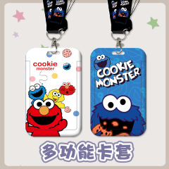 Sesame Street Campus Card Meal Card Bus Student Card Sheen City Pass Bank Access Pick-up Card Men's Card Holder Wholesale