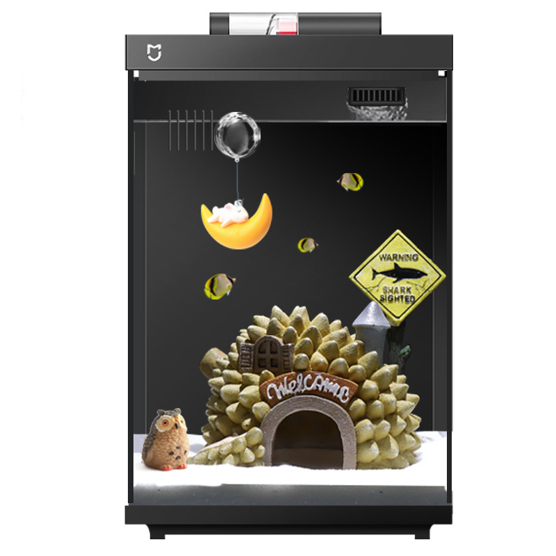 Escenografía de pecera de segunda generación de Xiaomi paquete completo simulación conjunto ecológico acabado acuario coral decoración creativa decoración