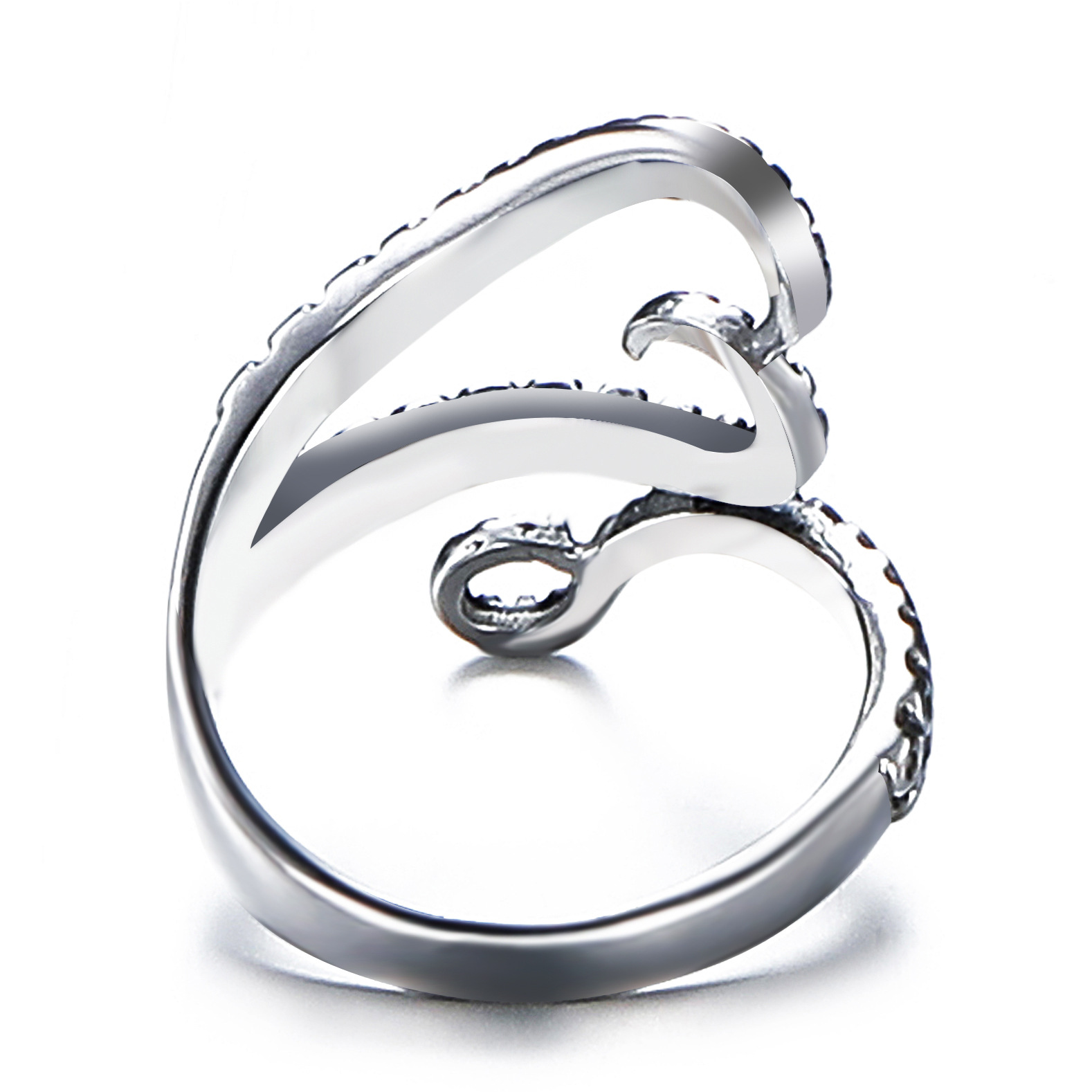 Open Ring Classification Hip-hop Octopus Stainless Steel Open Ring In Bulk