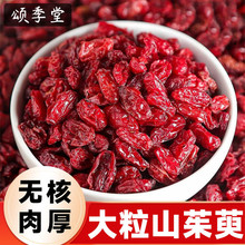 中药材山茱萸山茱萸生山萸肉去核茱萸果野无熏硫果干泡水泡酒