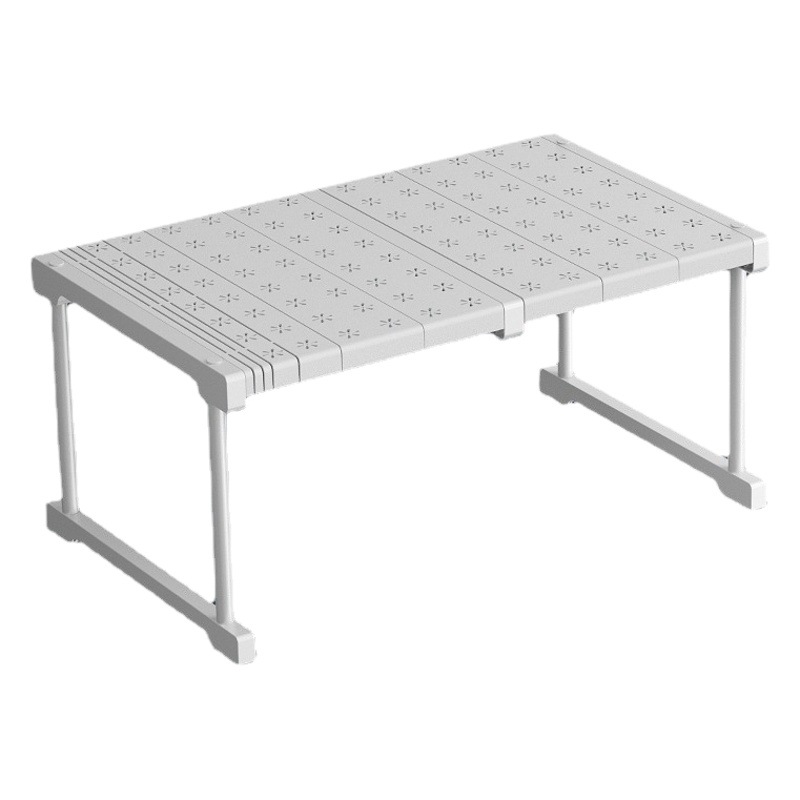 Armario en capas de partición retráctil gabinete compartimiento rack de almacenamiento debajo del fregadero del gabinete en capas organizador rack de almacenamiento artefacto