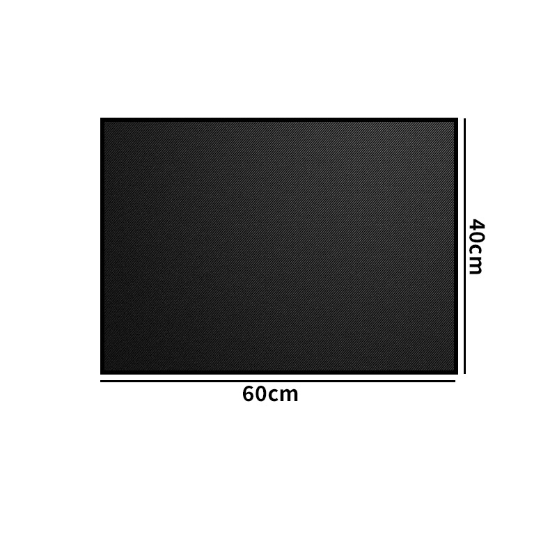 Barbacoa estera del horno cubierta al aire libre terraza estera protectora retardante de llama de alta temperatura resistente al fuego pozo brasero estera ignífuga horno de barbacoa alfombra del piso