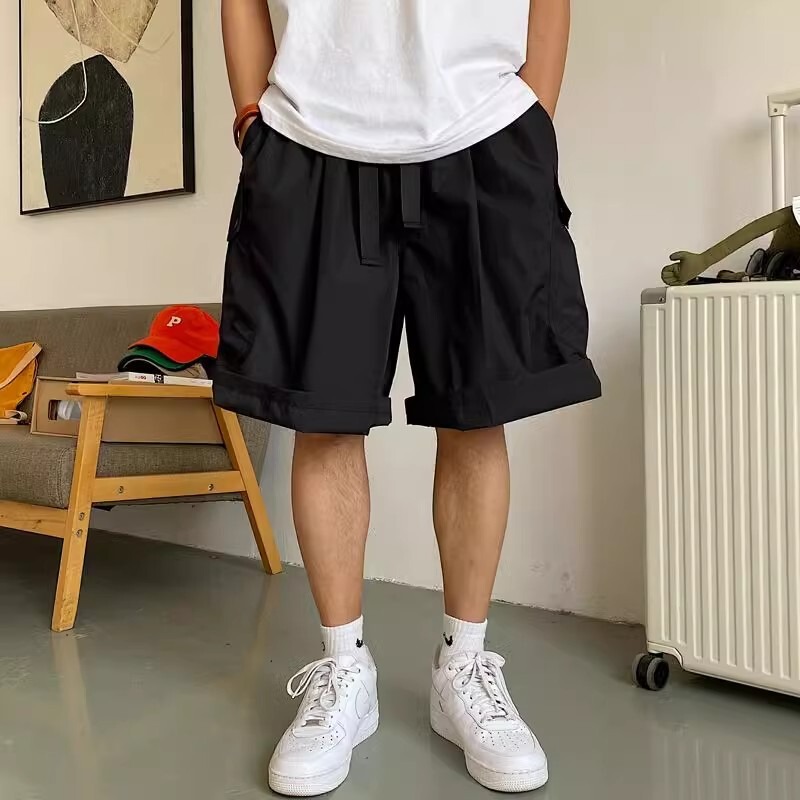 plus size 150.00kg Summer American Casual Big Pocket Workwear Shorts Men's Loose Fashion Brand Street Pants