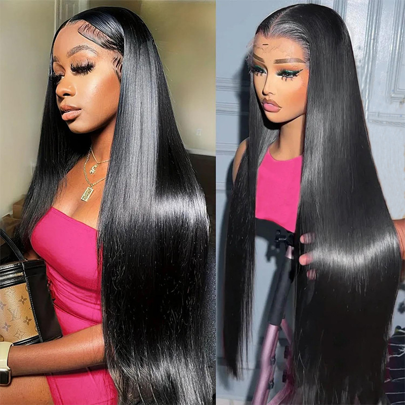 Cross-Border Real Human Hair 13*6 Lace Front Wig Humanhairwig Real Human Hair Lace Full Wig Cross-Border Real Human Hair 13*6 Lace Front Wig Humanhairwig Real Human Hair Lace Full Wig