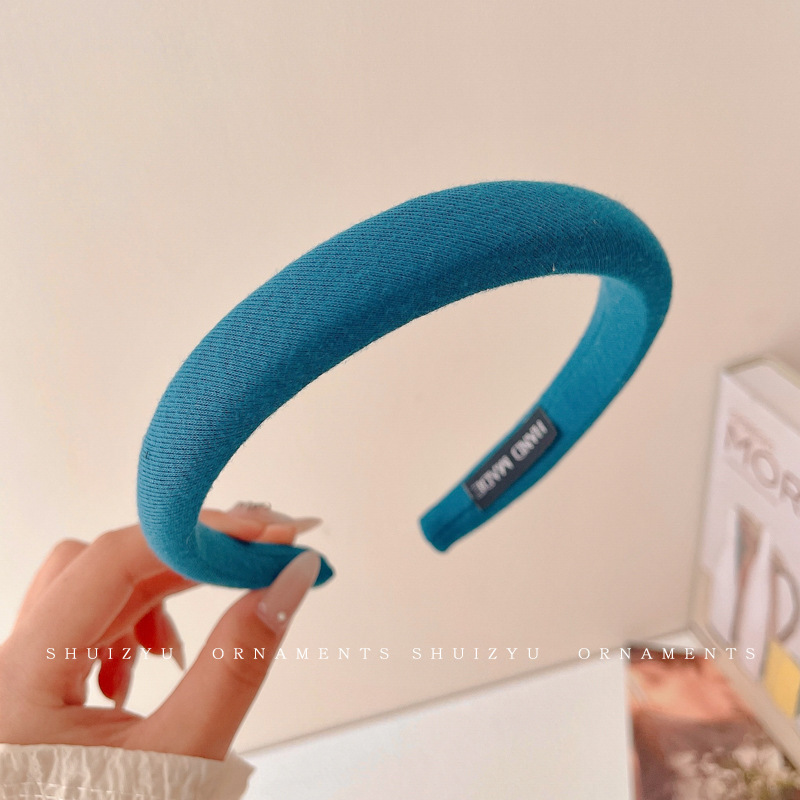 Brazo de cabello negro plegado para mujeres retro francés alto cráneo de borde ancho brazo de cabello de compresión para el cabello Bundle para el cabello fuera de la guarnición universal image 31