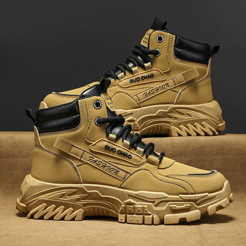 Мужская обувь осень 2024 новые мужские ботинки Martin тенденции дикие инструментарные противоскользящие и износостойкие сапоги пустынного шершня