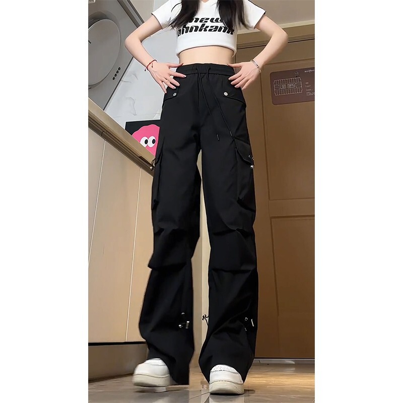American-style Functional Waterproof Charge Pants Men's Spring and Autumn Multi-pocket Design Sense Overalls Loose Casual Straight Pants American-style Functional Waterproof Charge Pants Men's Spring and Autumn Multi-pocket Design Sense Overalls Loose Casual Straight Pants