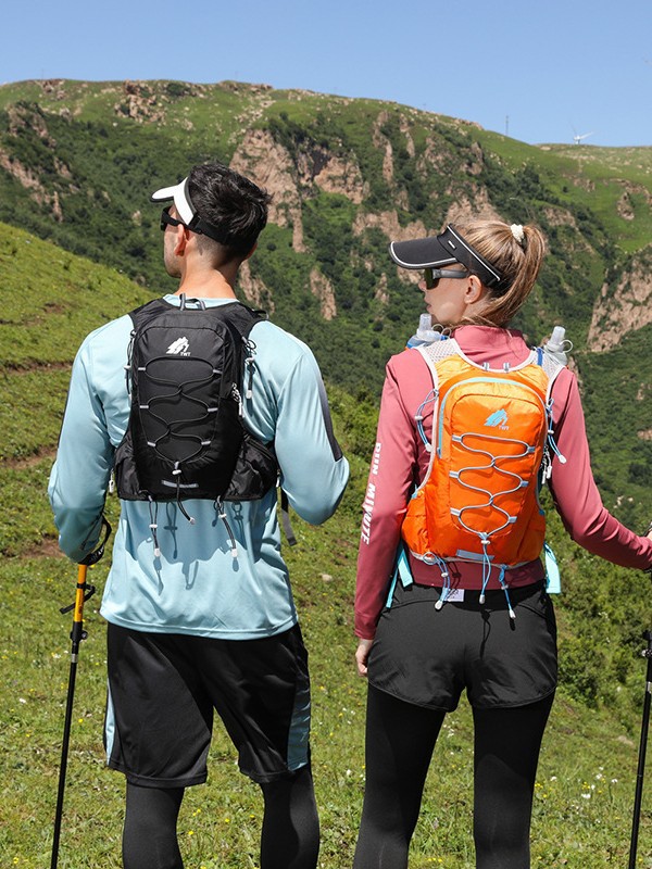 Mochila de montaña deportiva transfronteriza al aire libre para parejas de hombres y mujeres, alta capacidad, mochila de hombro de viaje a pie ligera, almacenable