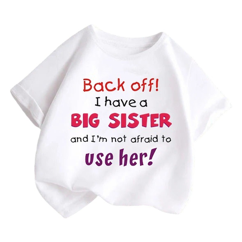 Camiseta para niños 2024 verano nuevas niñas cuello redondo manga corta bebé single Top niñas cartas ropa de verano moda