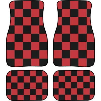 Avtomobil döşəmə paspasları, Style Floral Butterfly Easy-To-Clean - car-floor-mat-52-33444468cm-two-pairs-four-pieces-in-total