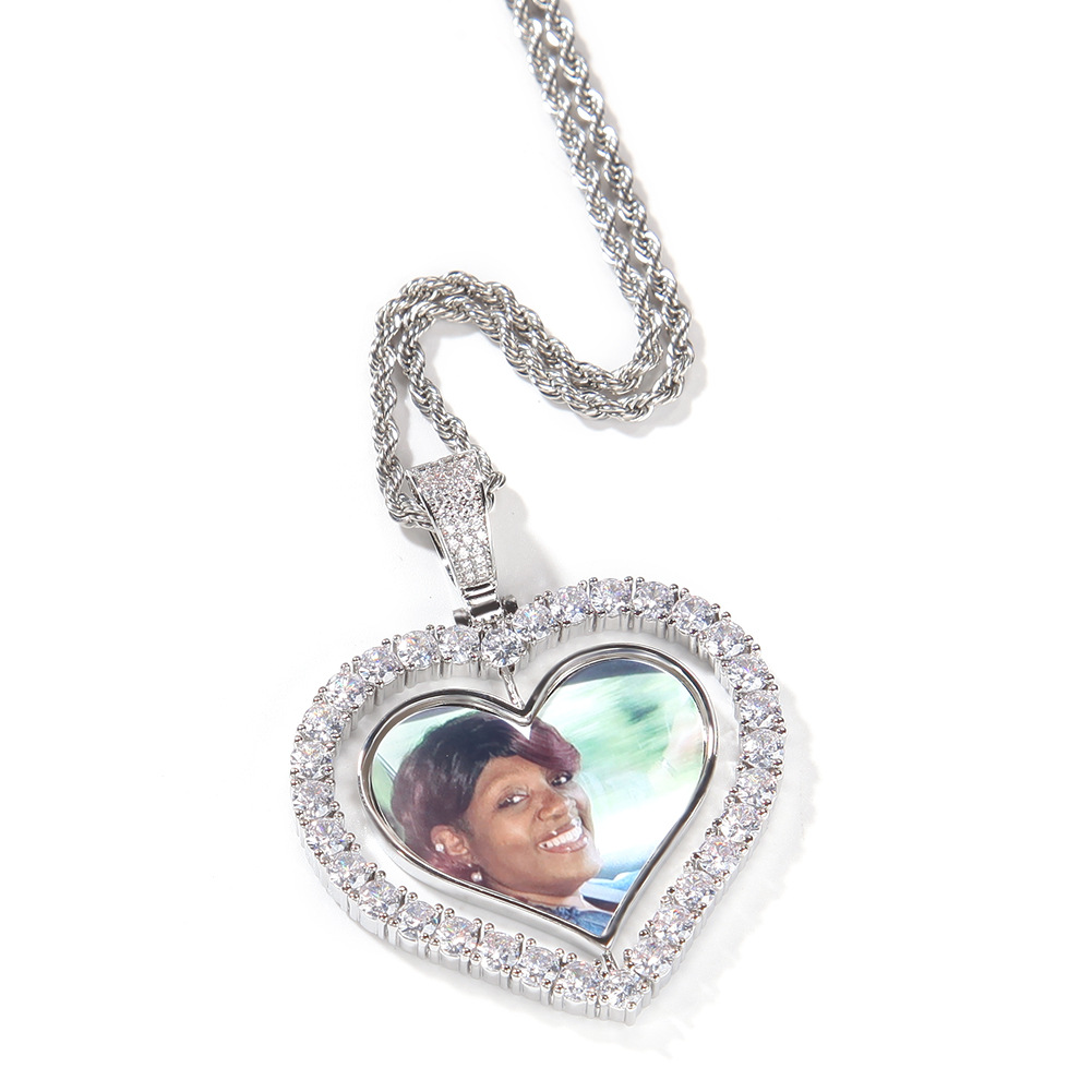 (Love Rotation) Silver+16inch Twist Chain