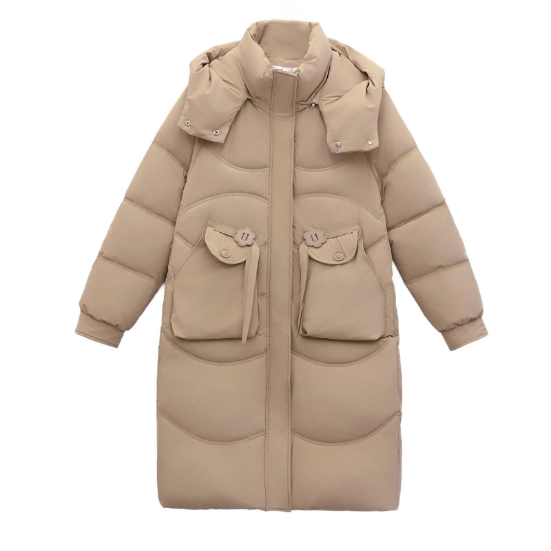 Algodón grueso para mujeres 2025, otoño y invierno nuevo estilo coreano de tamaño grande suelto, chaqueta de algodón de moda