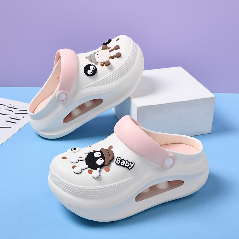 Cross-border 2025 zapatos con agujeros mujer cojín de aire hueco zapatillas Baotou zapatos de enfermera para mujer sandalias Baotou sandalias y zapatillas para mujer