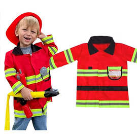 厂家直销儿童消防服职业体验服儿童角色扮演服过家家玩具
