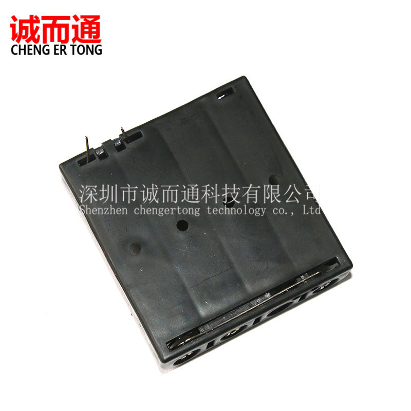 厂家直供 4节7号电池盒 四节七号 可装4节7号电池 带插针