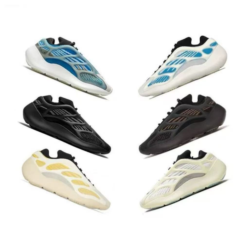 Putian Coconut 700V3 Special-Shaped Black Warrior Trendy Casual Low-Top Non-Slip Wear-Resistant Sports Running Shoes for Men and Women