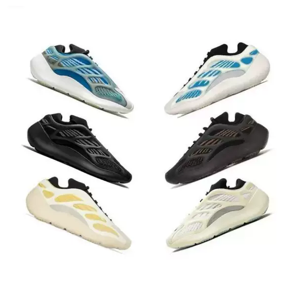 Putian Coconut 700V3 Special-Shaped Black Warrior Trendy Casual Low-Top Non-Slip Wear-Resistant Sports Running Shoes for Men and Women