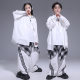 Jazz Dance Clothing Girls suit Korean Crop Top Vest Jazz Pants Children's Fashionable Table Performance Clothing