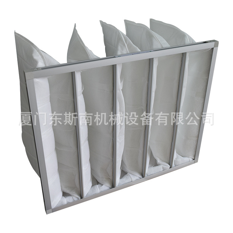 袋式中效过滤器 净化空调风柜除尘布袋 比色法效率F5F6F7