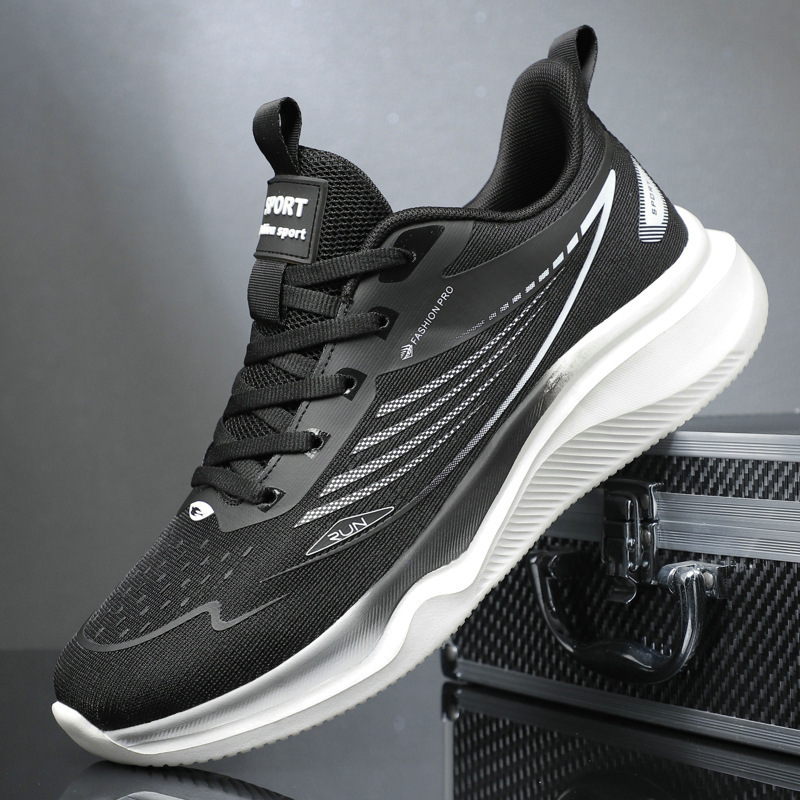 Zapatos deportivos de hombre, verano, nuevos zapatos de hombre transpirables de malla, zapatos de correr cómodos, zapatos casuales de moda