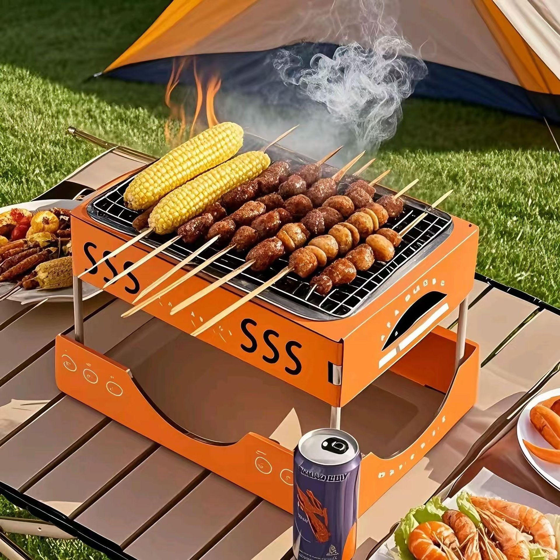 [업그레이드 및 강화] 브래킷 바베큐 그릴 30*20cm