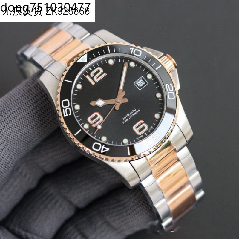 Langjia Zf Concas Diving Cross-Border Watch Non-Automatic Mechanical Watch Business Ceramic Luminous Waterproof Men's Watch