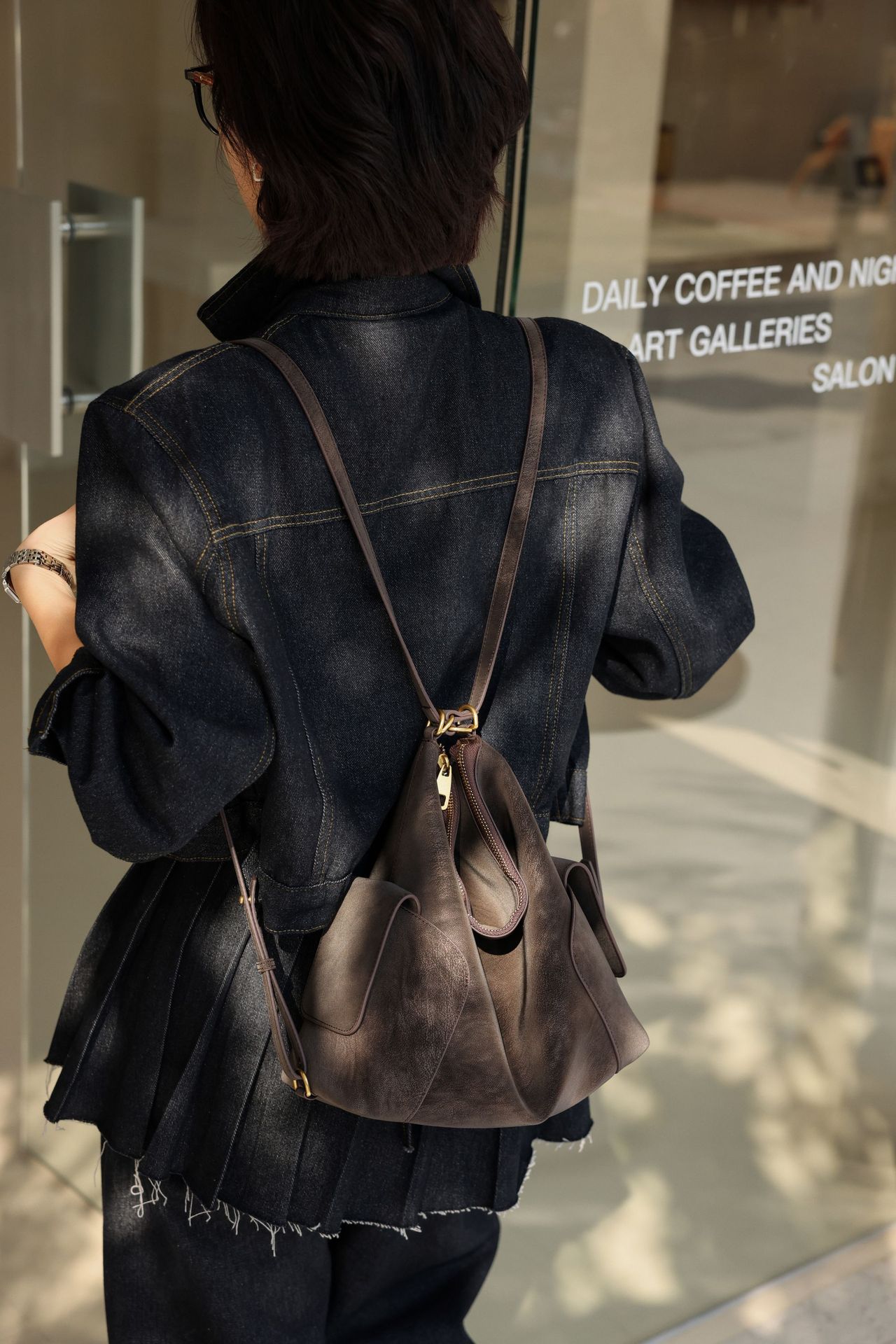 2026 New Xiaoyao Hobo Commuter Bag Large Capacity Versatile Shoulder Crossbody Bag Premium Genuine Leather Underarm Bag For Women - Thumbnail 8
