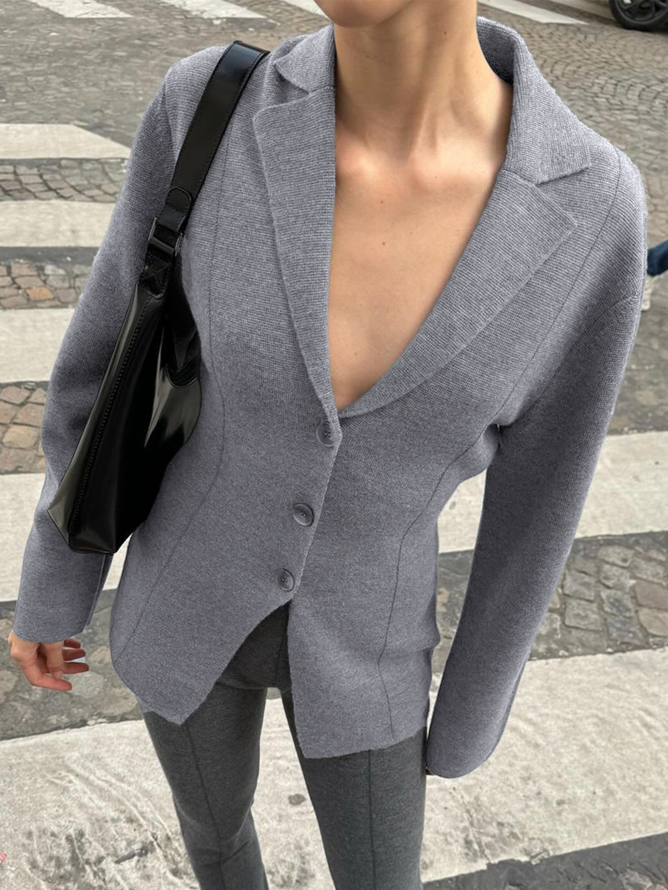 Kaikuo transfronterizo Europa y América de moda abrigo de lana ropa de mujer otoño y invierno 2025 estación independiente de Amazon