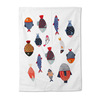 Scandinavian paper napkins, fruit props with animals, cotton and linen, delicacies