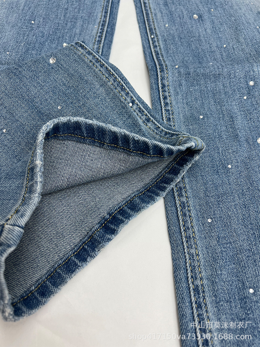 Light Blue Jeans Back View