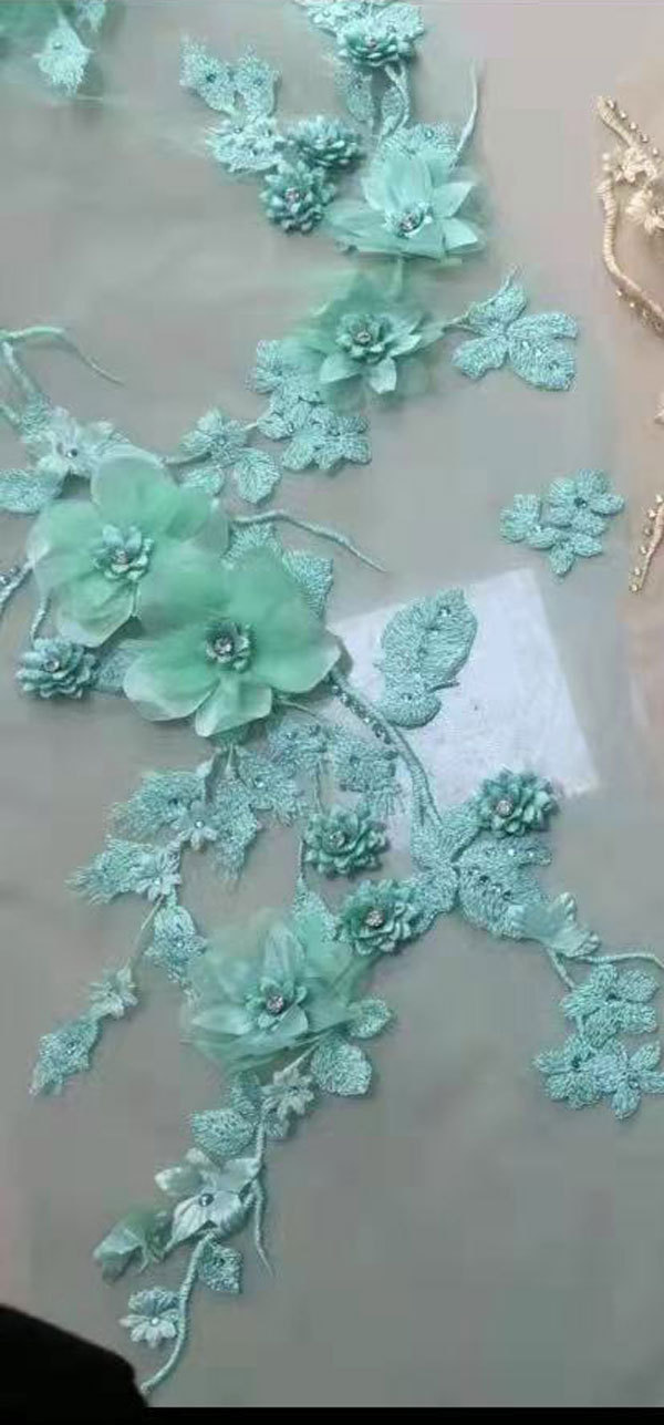 Europa y América Amazon AliExpress deseo de las mujeres vestido de noche fuera del hombro elegante vestido de banquete flor 3D vestido largo