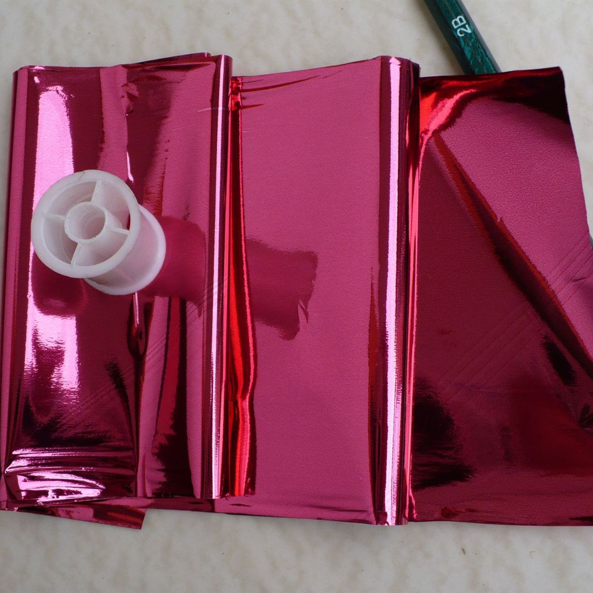 包裹传真纸染亮银膜聚酯透明膜包扎收银纸用亮彩膜片玫瑰金金黄膜