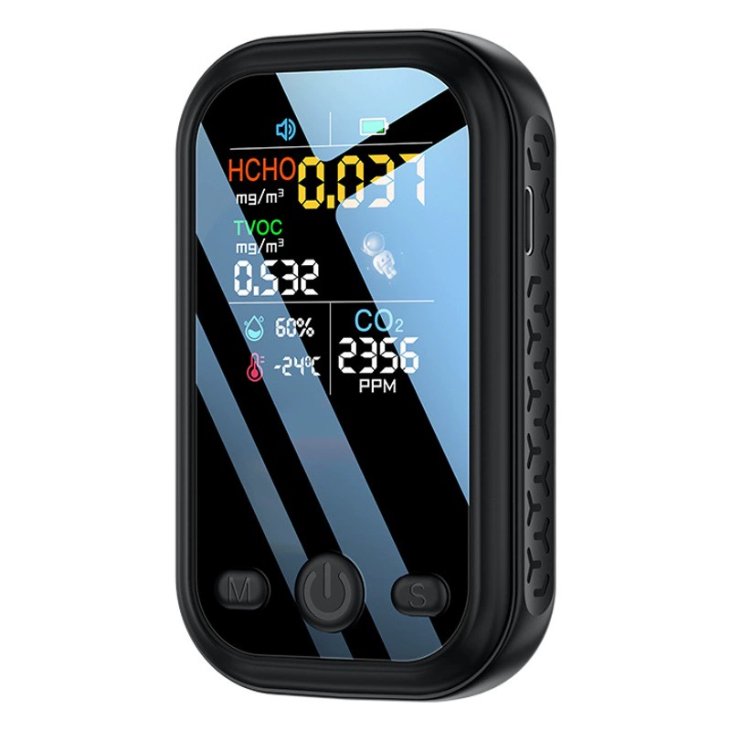 Портативный портативный детектор качества воздуха СО2 детектор углекислого газа формальдегида в помещении температура и влажность трансграничные