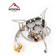 Widesea Camping Samsung Gas Stove Split Windproof Picnic Stove 6800W Portable Foldable Outdoor Stove