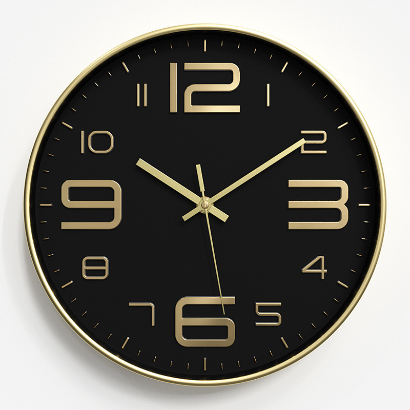 Suministro directo de fábrica sala de estar Reloj de pared reloj estéreo convexo Reloj de pared de plástico reloj de cuarzo de 10 pulgadas