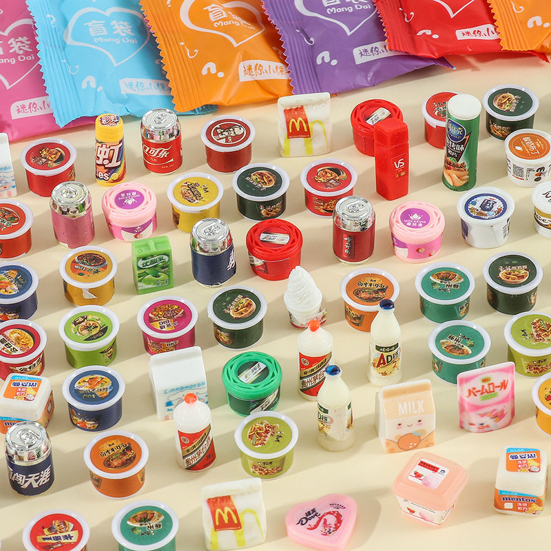 Flat Resin Trendy Mini Snack Wine Bottle Toy Beverage Miniature Snack Toy DIY Phone Case Clogs