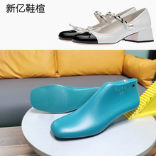 谬谬同款女士方头玛丽珍单鞋楦头跟高3.5cm浅口单鞋鞋楦子W366