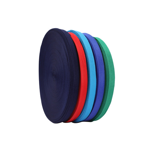 Wholesale clothing bags polyester webbing edging tape 2cm color piping strip plain black edging strip accessories