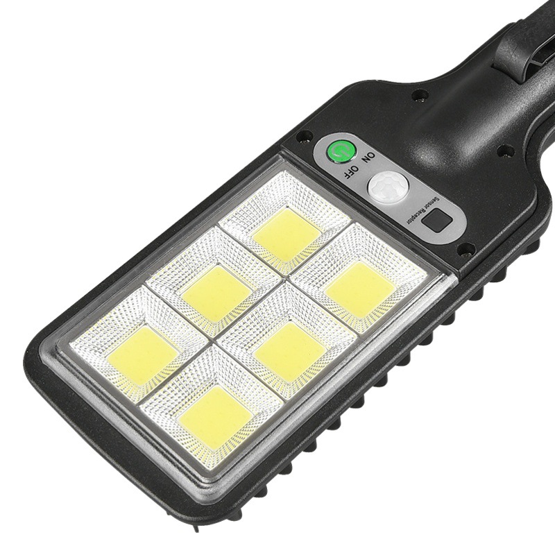 Lámpara de calle solar al aire libre transfronteriza nuevo cuerpo humano inducción patio lámpara de pared impermeable LED de control remoto jardín lámpara de rocío