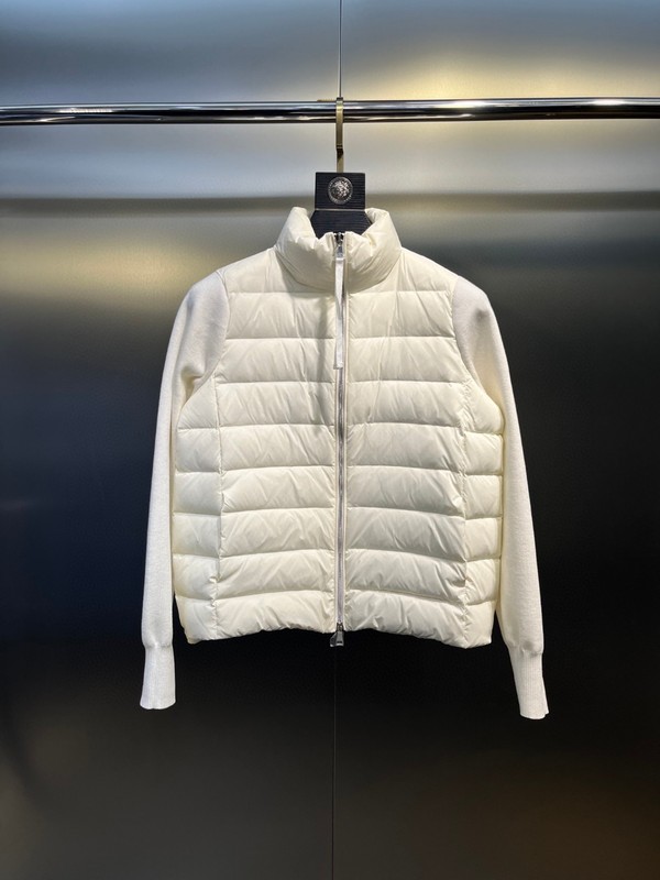 毒家高定版 M家女士新款收腰显瘦羊毛拼接轻薄羽绒服时尚质感外套|undefined